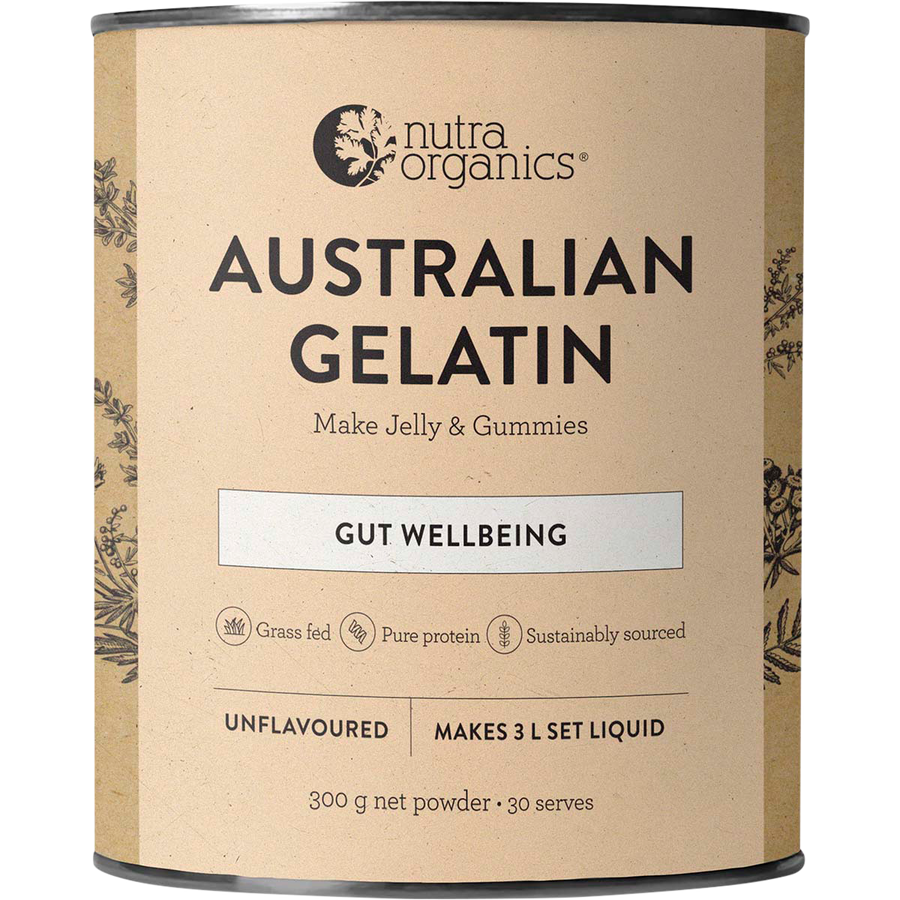 Nutra Organics Australian Gelatin grass fed gelatin powder