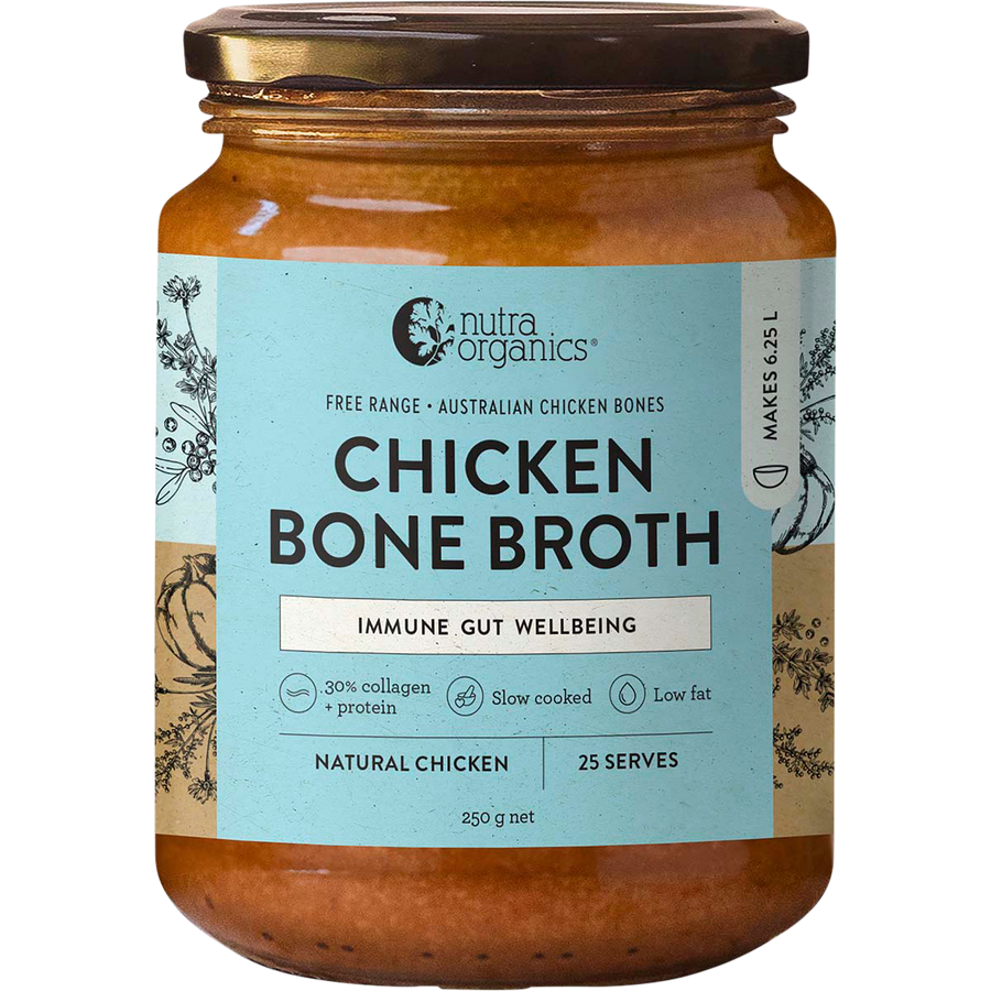 Nutra Organics Chicken Bone Broth Concentrate Natural liquid broth