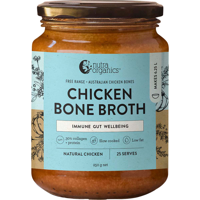 Nutra Organics Chicken Bone Broth Concentrate Natural liquid broth