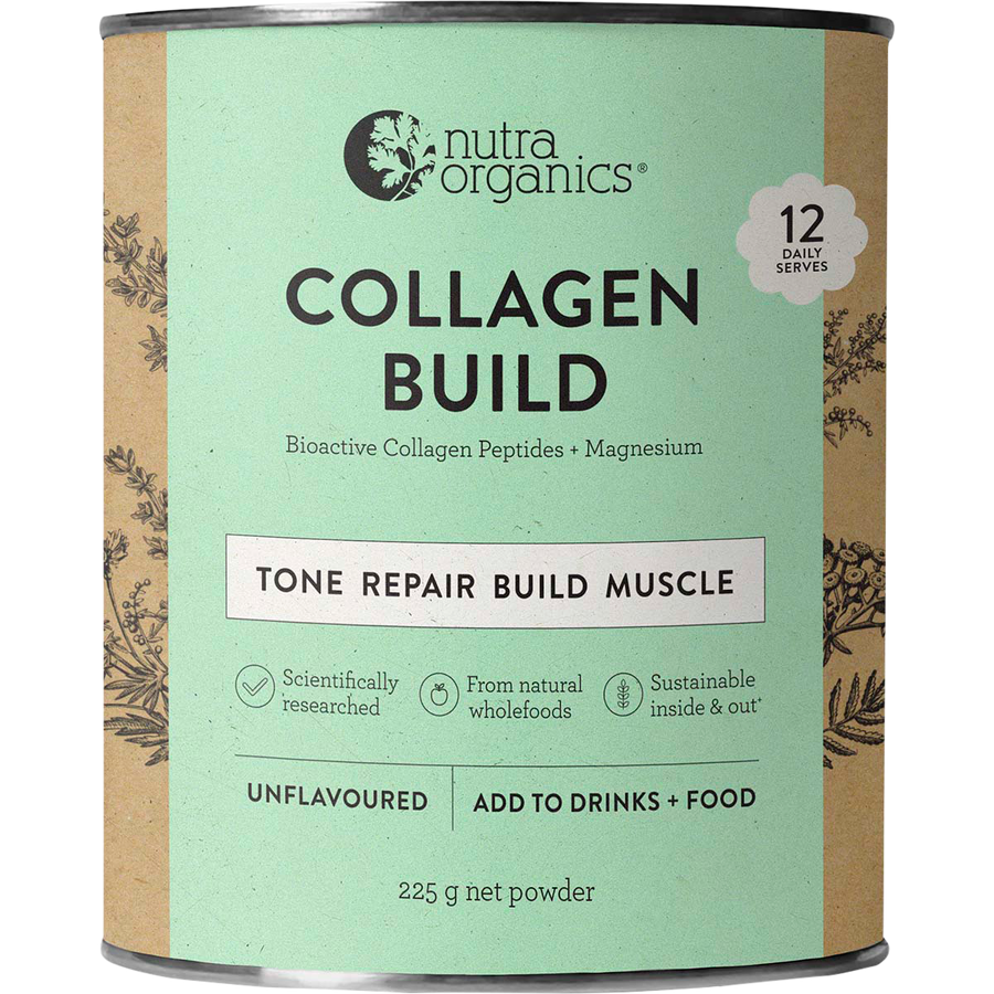 Nutra Organics Collagen Build collagen protein powder for muscle support