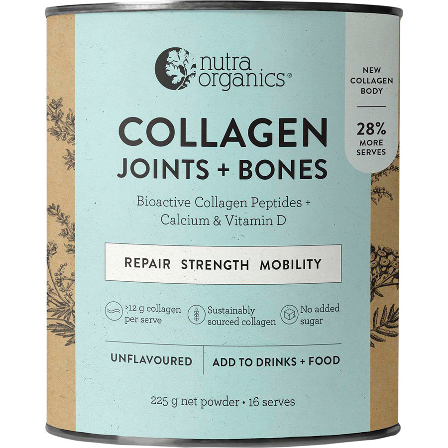 Nutra Organics Collagen Joints and Bones collagen supplement powder