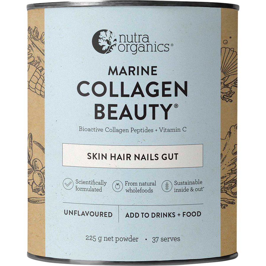 Nutra Organics Marine Collagen Beauty marine collagen powder for skin hair and nails