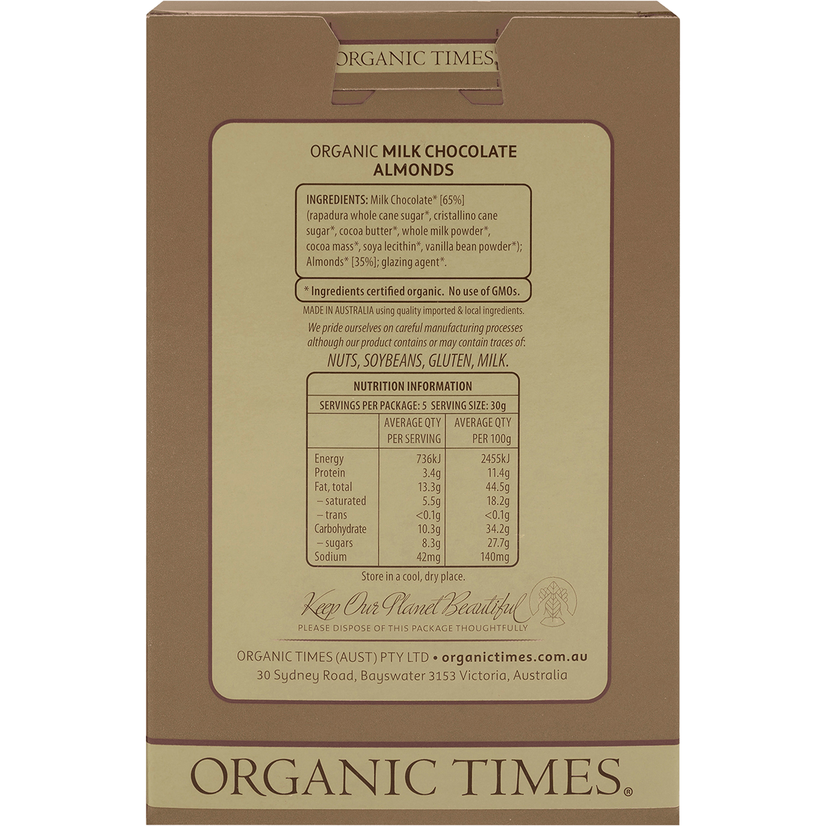 Milk Chocolate Almonds