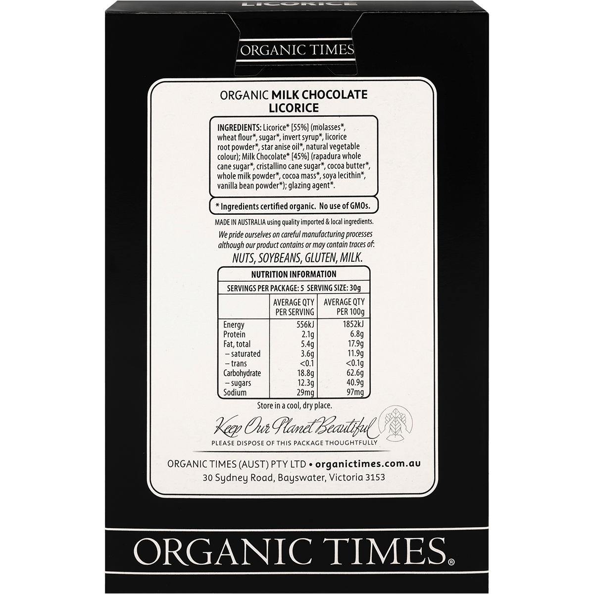 Milk Chocolate Licorice