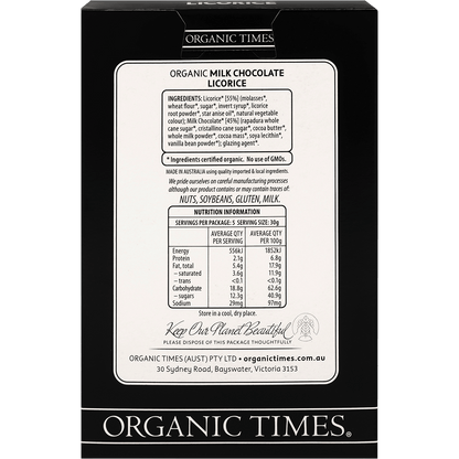 Milk Chocolate Licorice