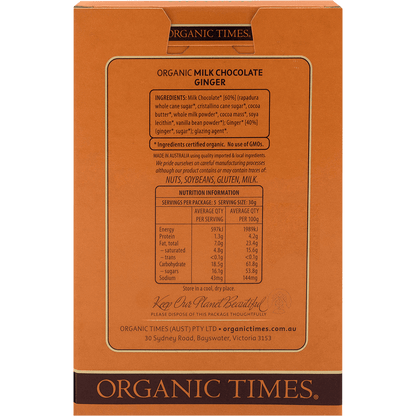 Milk Chocolate Ginger