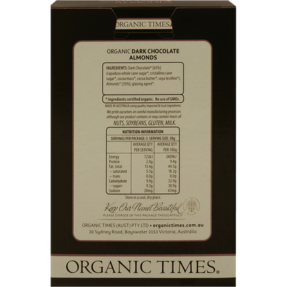 Dark Chocolate Almonds