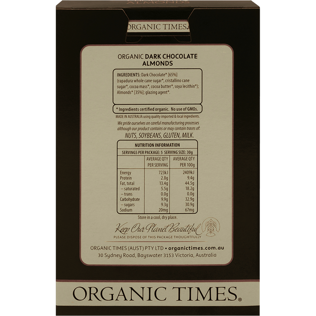 Dark Chocolate Almonds