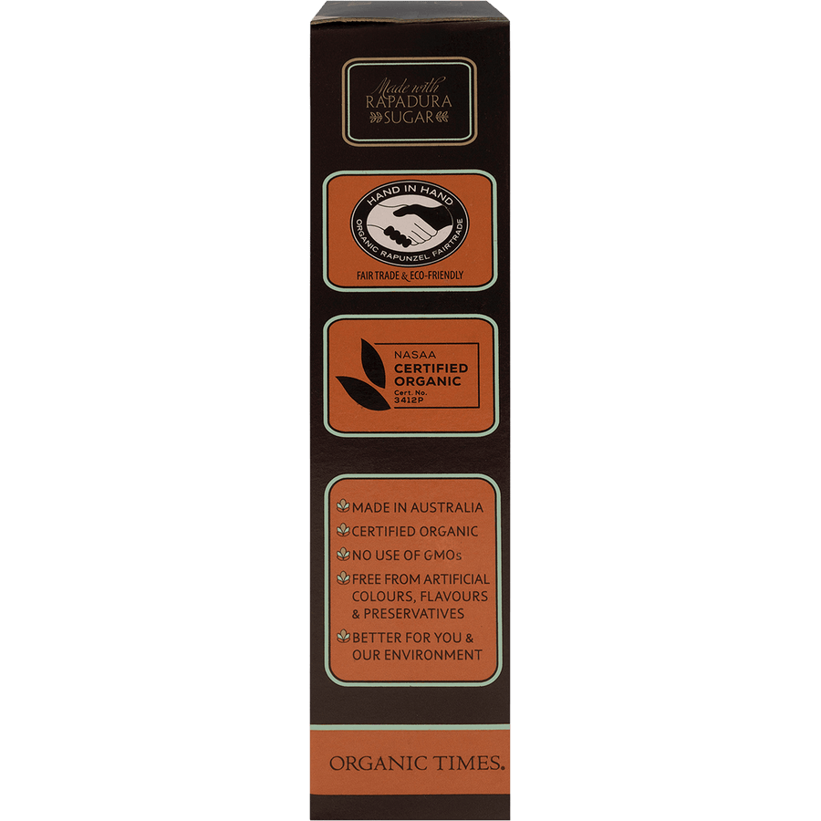 Organic Times Dark Chocolate Ginger 150g (Damaged)