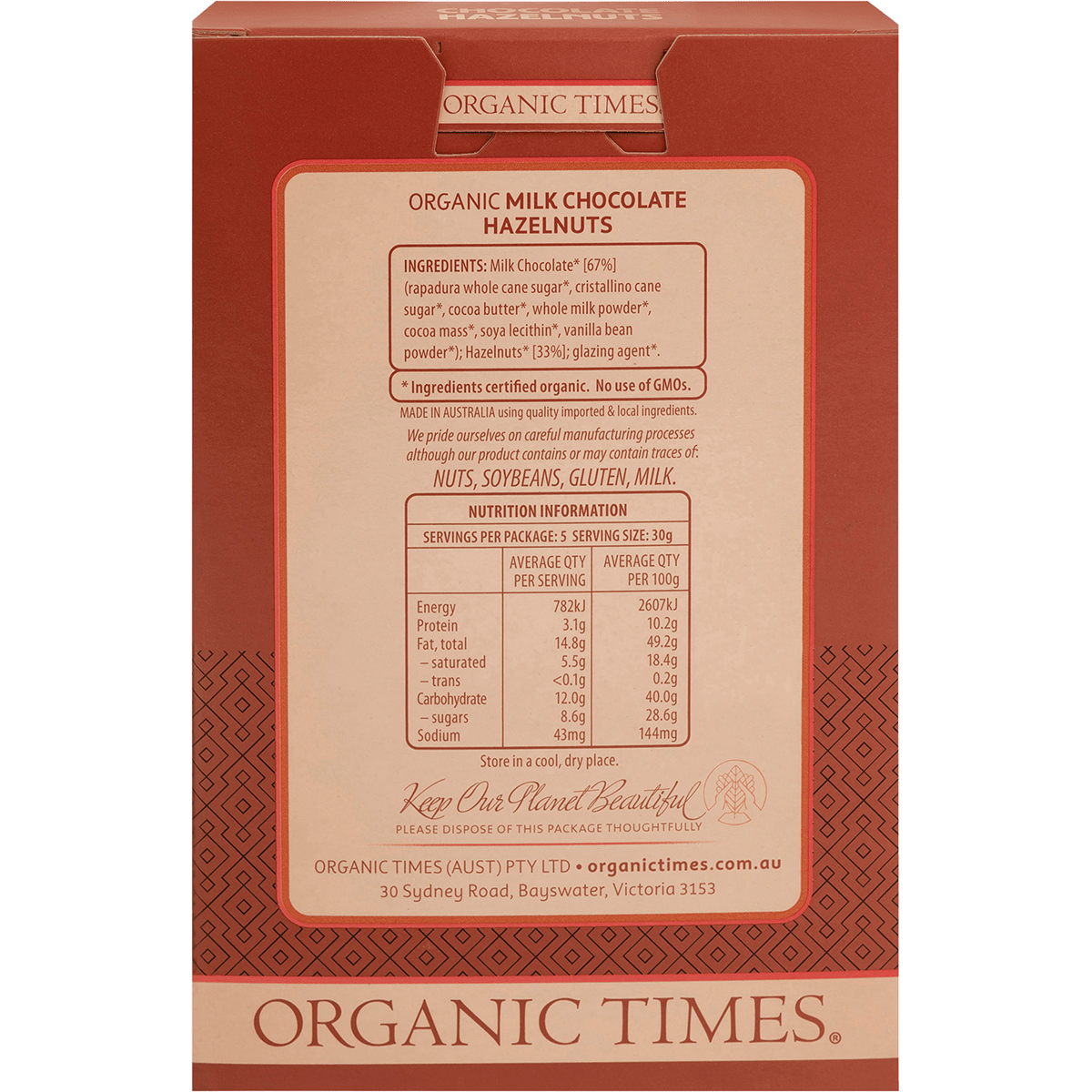 Milk Chocolate Hazelnuts