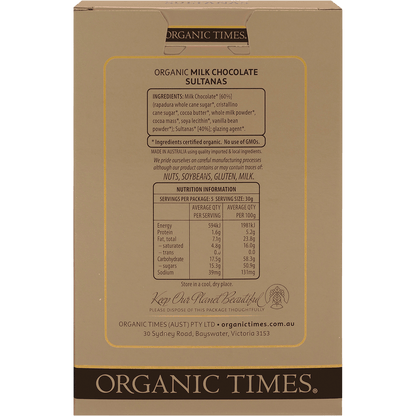 Milk Chocolate Sultanas