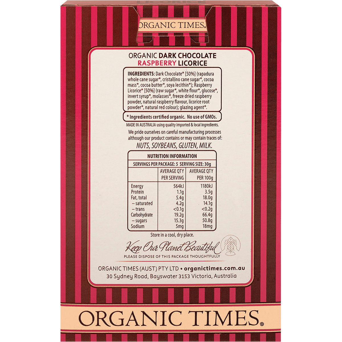 Dark Chocolate Raspberry Licorice