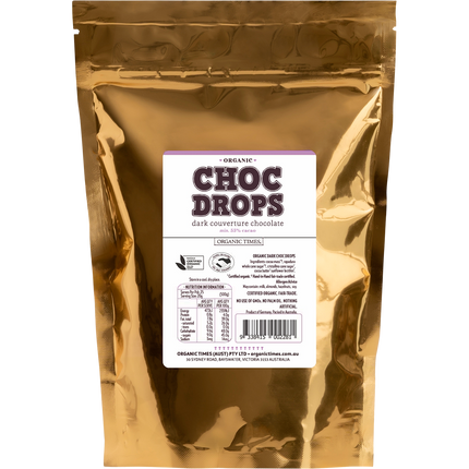 Choc Drops Dark Couverture Drops
