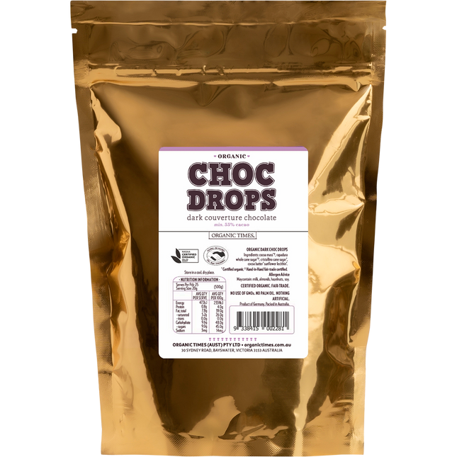 Choc Drops Dark Couverture Drops