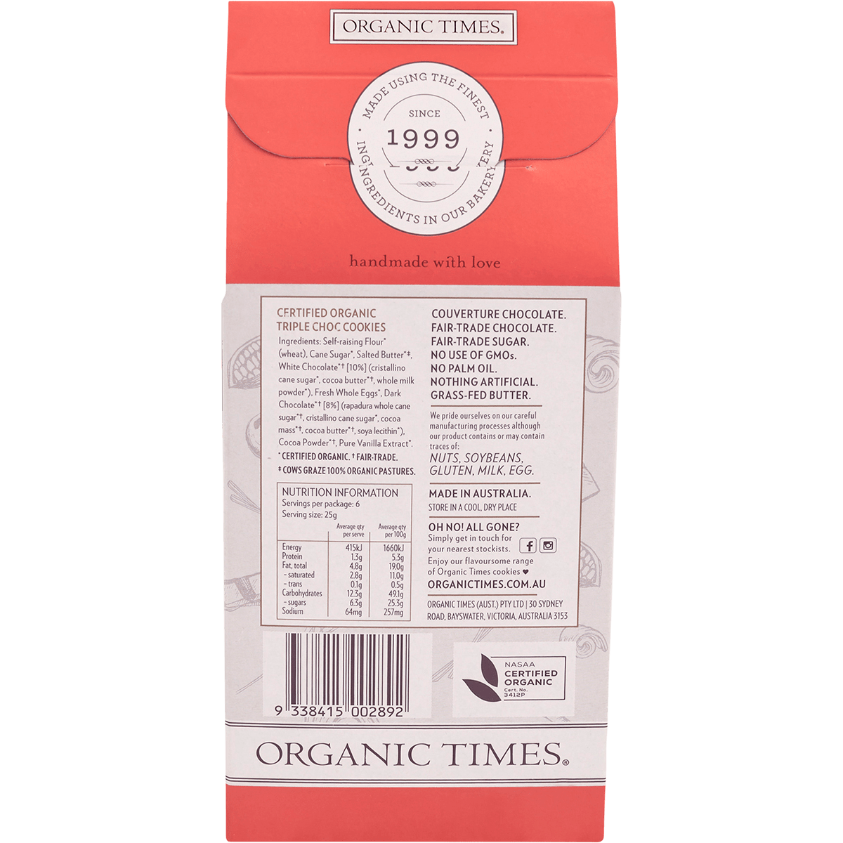 Cookies Triple Choc Chip