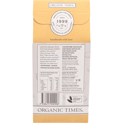 Cookies White Choc Macadamia