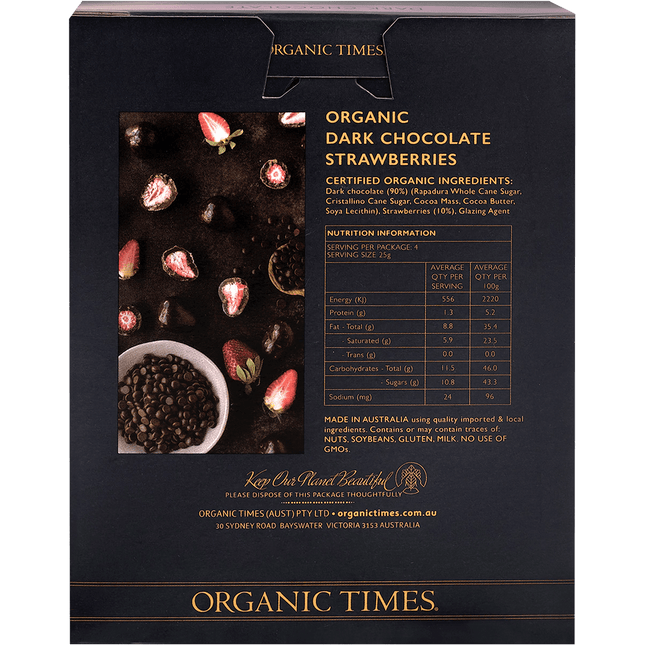 Dark Chocolate Strawberries