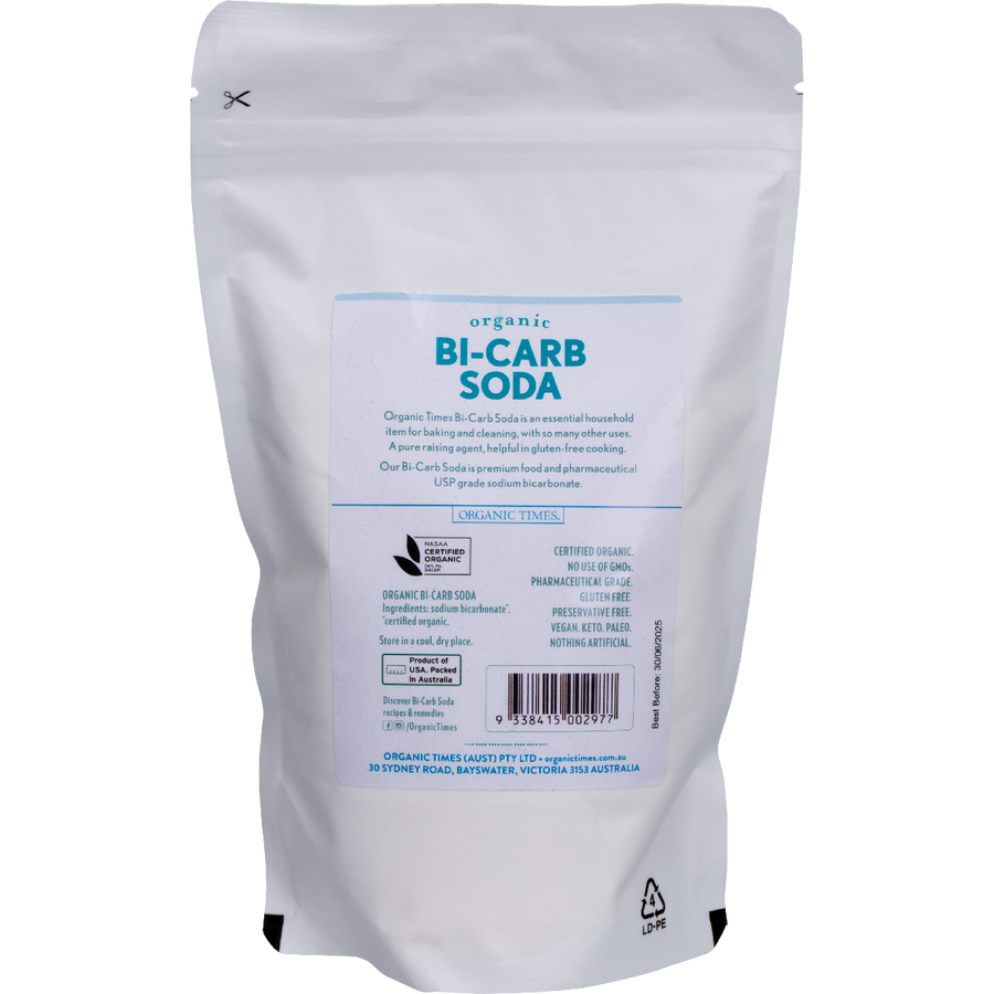 Bi-Carb Soda Organic Pharmaceutical Grade