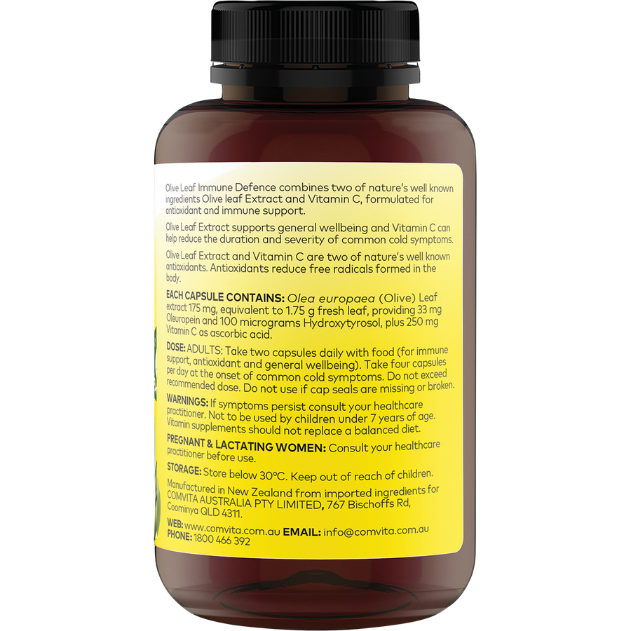 Olive Leaf Extract Immune Defence Vege Caps