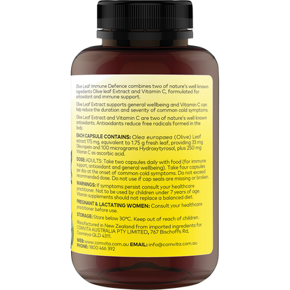 Olive Leaf Extract Immune Defence Vege Caps