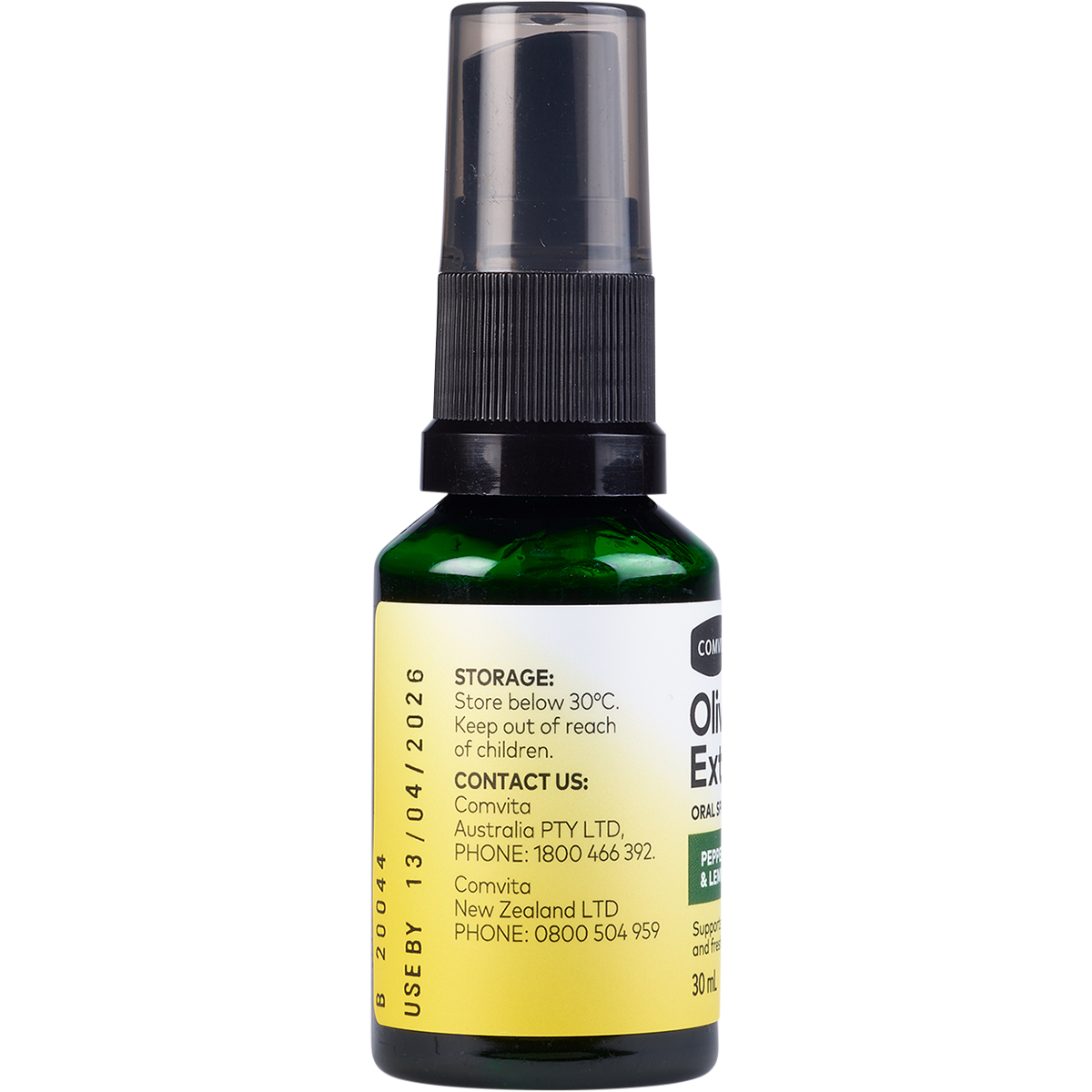 Olive Leaf Extract Oral Spray Peppermint & Lemon