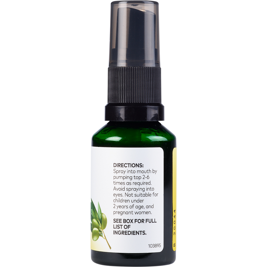 Olive Leaf Extract Oral Spray Peppermint & Lemon