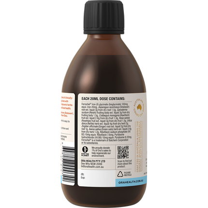 Iron-Rich Tonic+ Herbal Oral Liquid