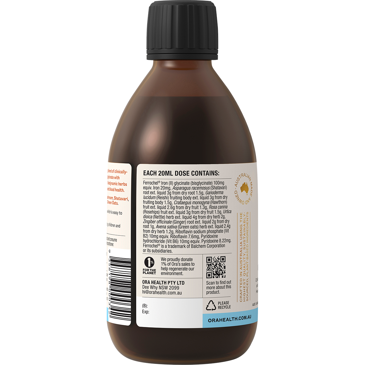 Iron-Rich Tonic+ Herbal Oral Liquid