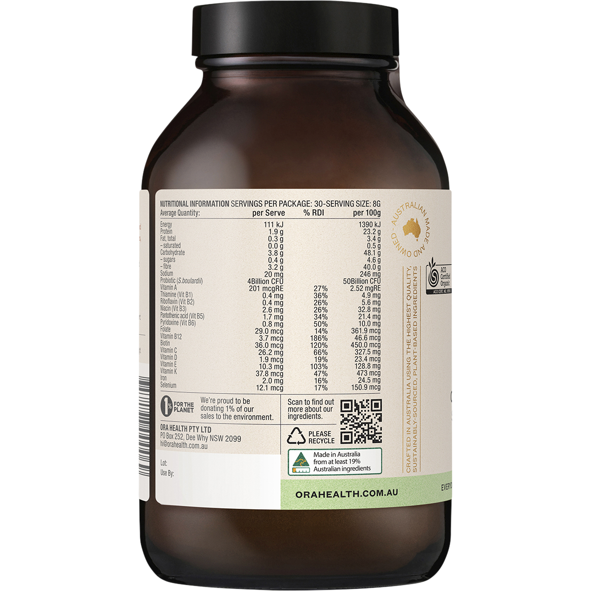 Organic Greens Superpowder+