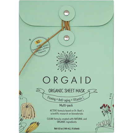 Organic Sheet Mask Firming, Anti-Aging + Vitamin C