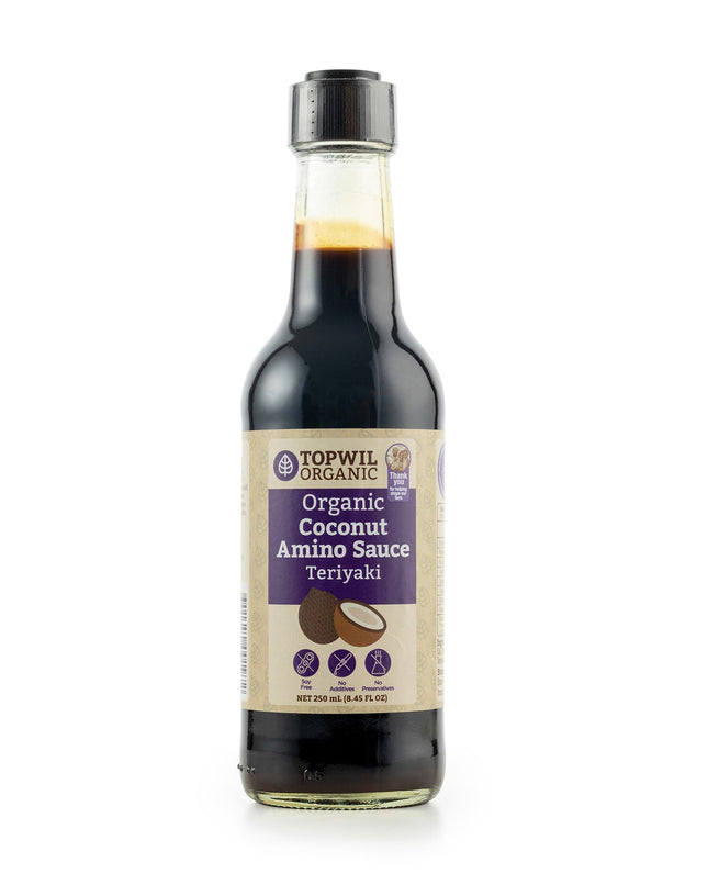 Topwill Organic Coconut Amino Sauce - Teriyaki 250ml (Imperfect Packaging)