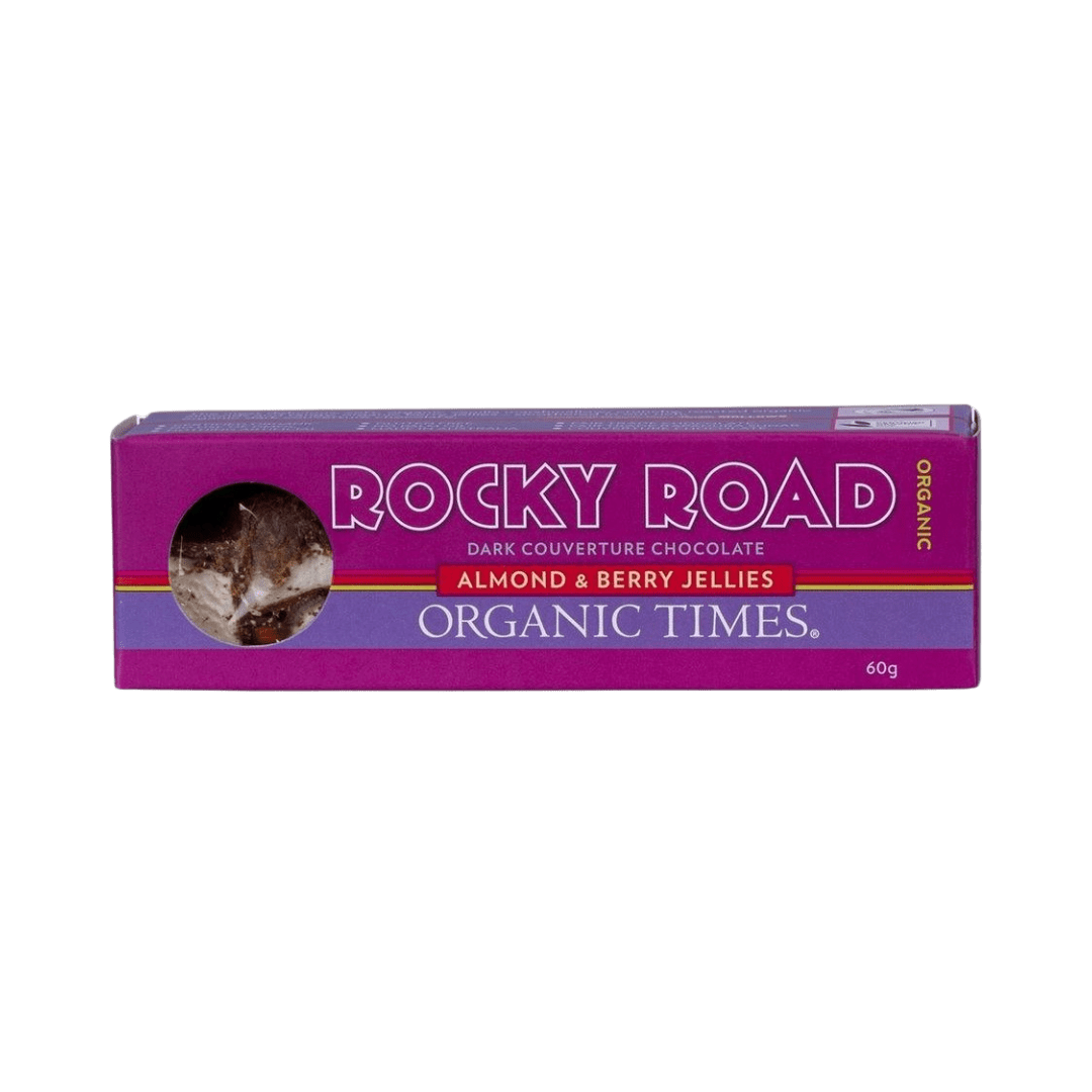 Organic Times Rocky Road Dark Chocolate 60g