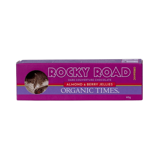 Organic Times Rocky Road Dark Chocolate 60g