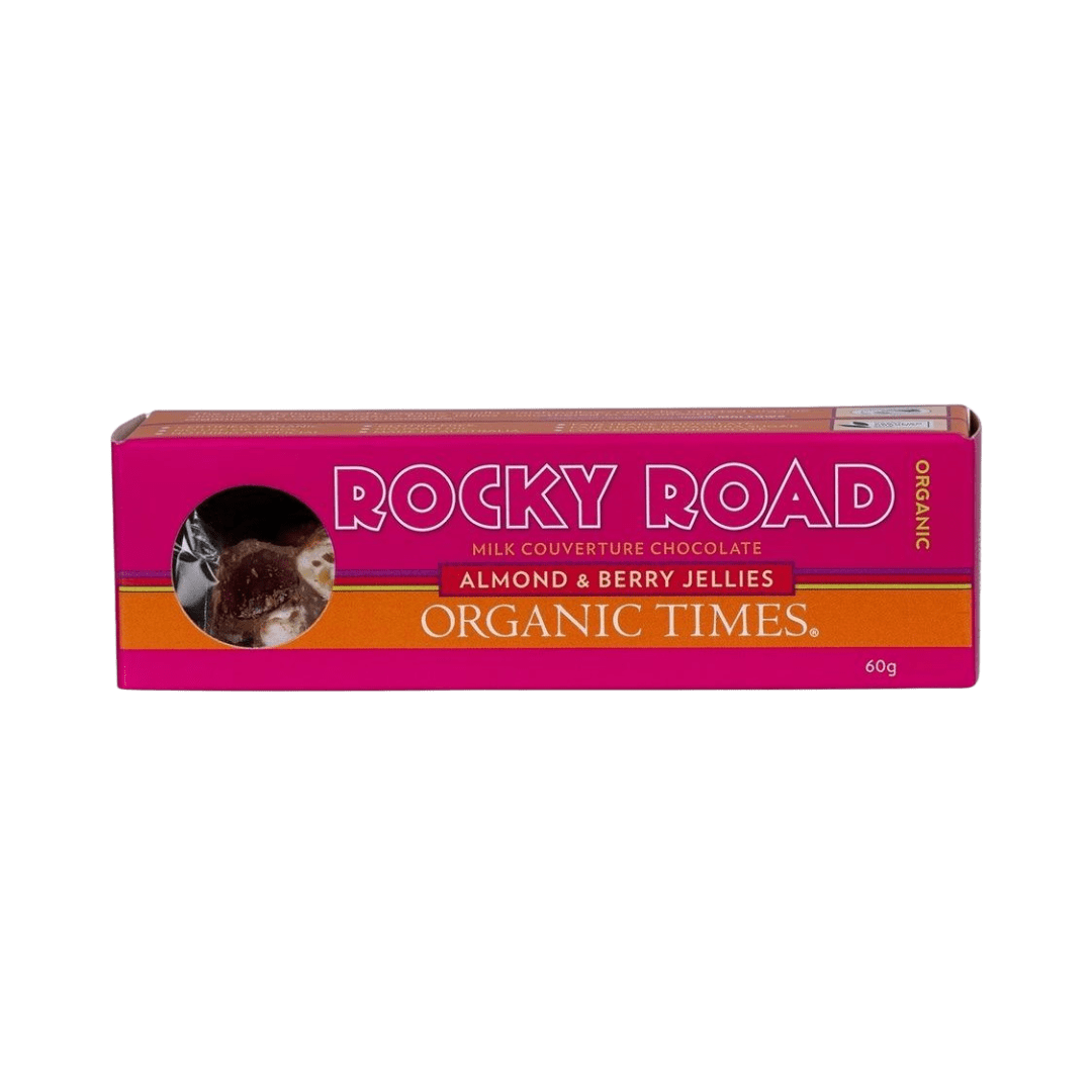 Organic Times Rocky Road Milk Chocolate 60g