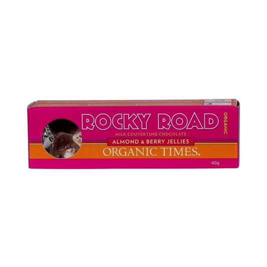 Organic Times Rocky Road Milk Chocolate 60g