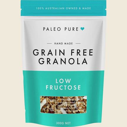Paleo Pure Organic Grain Free Granola Low Fructose 300g