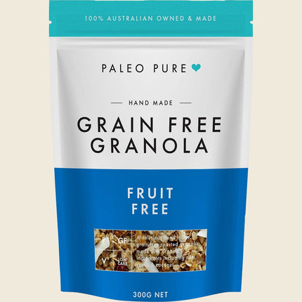 Paleo Pure Organic Grain Free Granola Fruit Free 300g