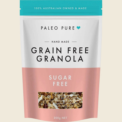Paleo Pure Organic Grain Free Granola Sugar Free 300g