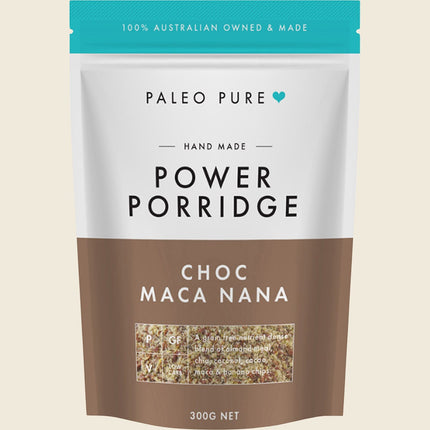 Paleo Pure Power Porridge Choc Maca Nana 300g
