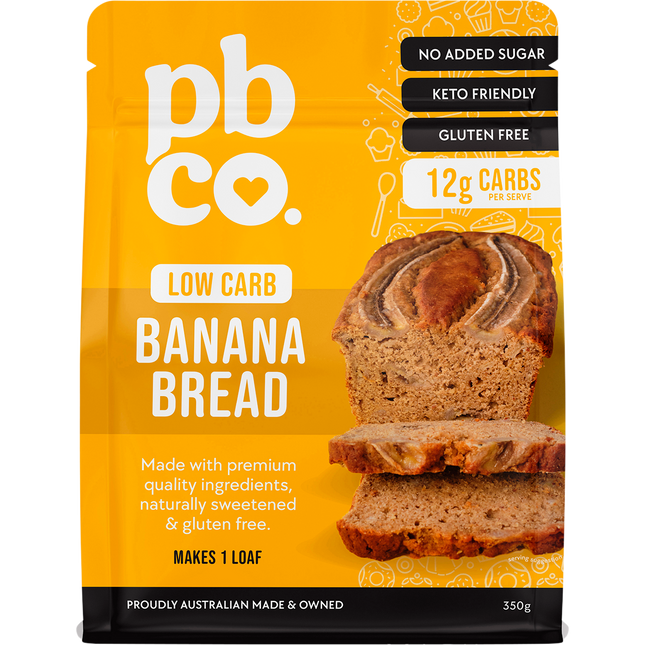PBCo banana bread low carb keto friendly baking mix