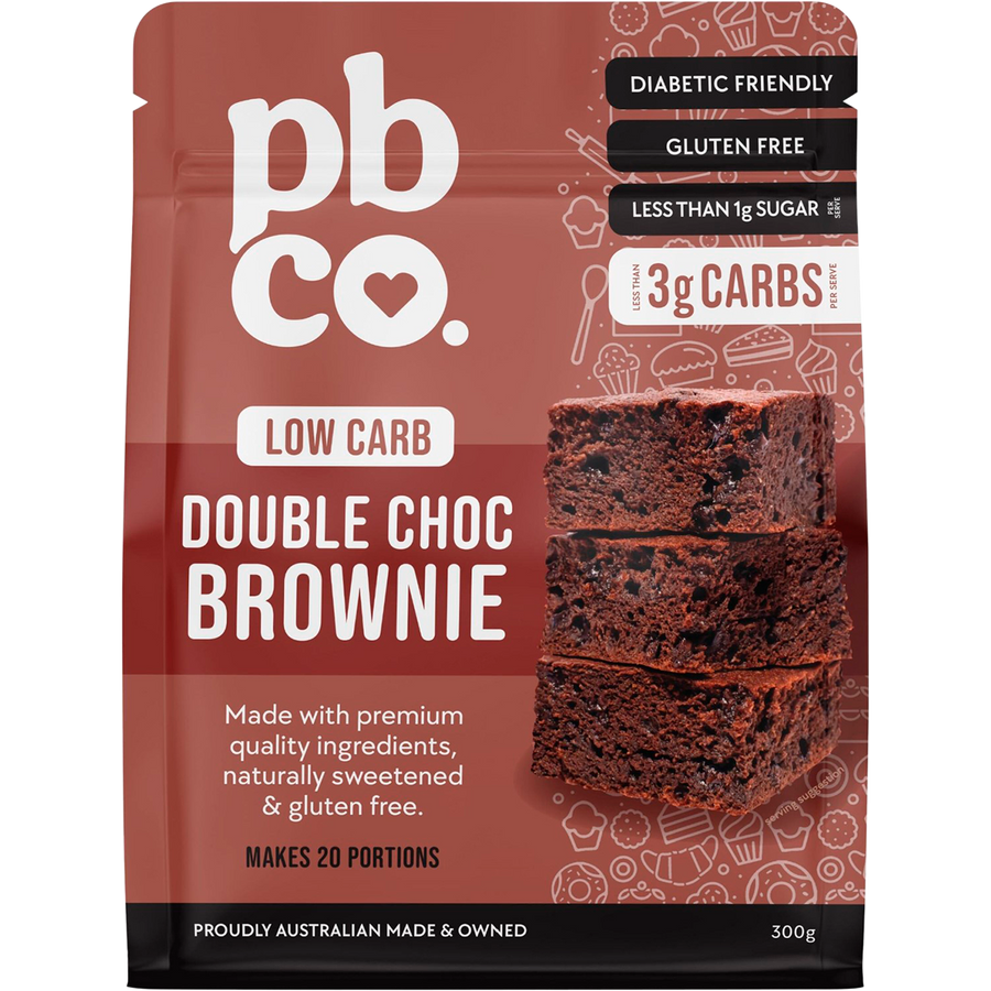 PBCo double choc brownie low carb keto friendly baking mix