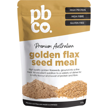 PBCo golden flax seed meal premium Australian low carb high fiber flour