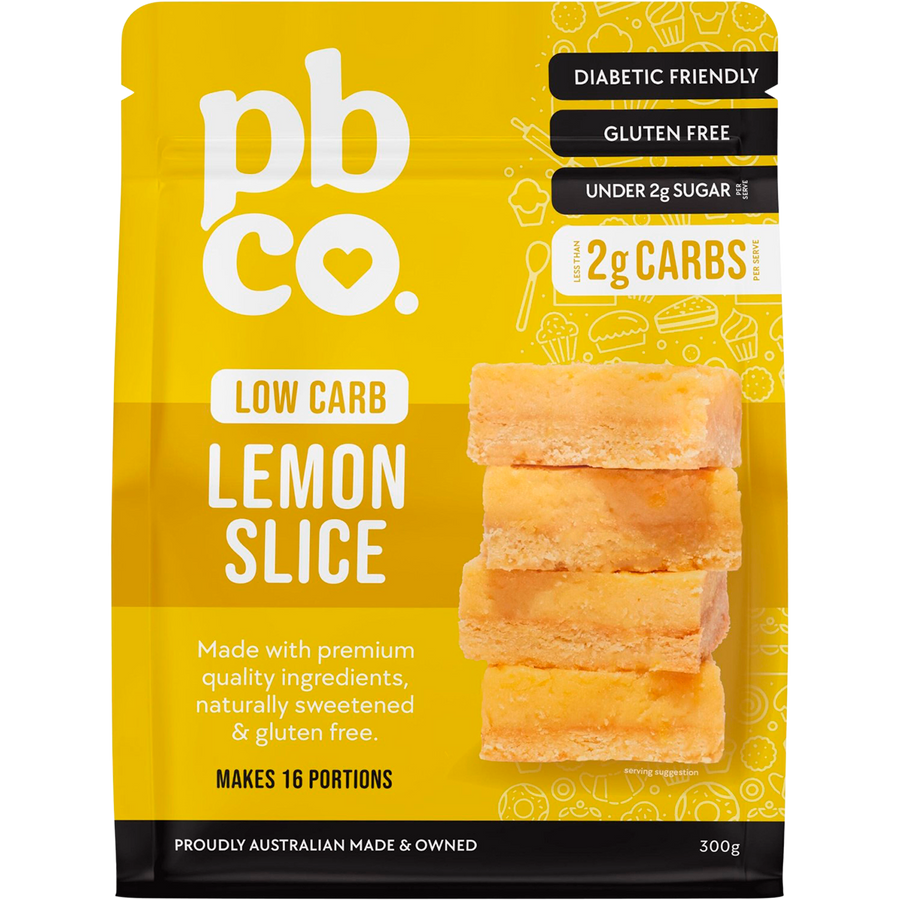 PBCo lemon slice low carb keto friendly baking mix