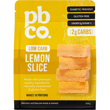 PBCo lemon slice low carb keto friendly baking mix