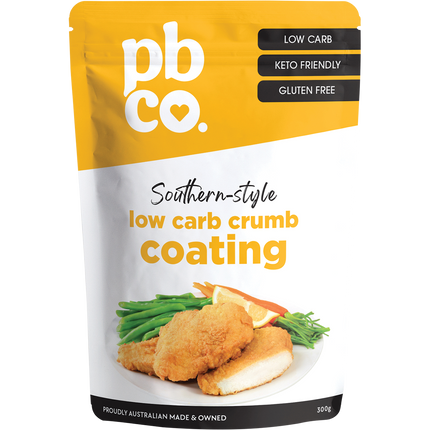 PBCo low carb crumb original keto coating mix for cooking