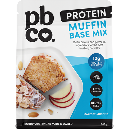 PBCo protein muffin mix plant protein high protein baking mix