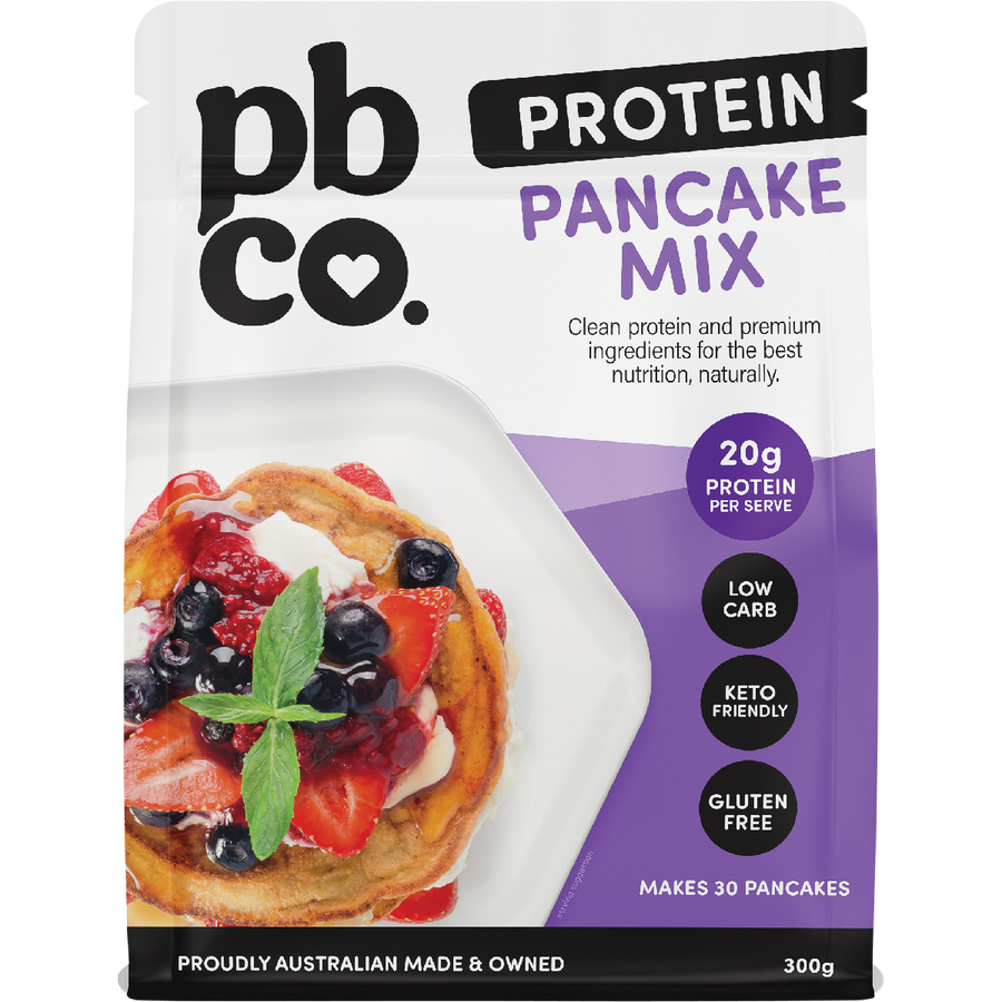 PBCo protein pancakes mix plant protein high protein breakfast mix