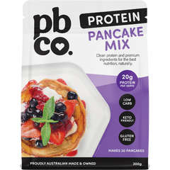 PBCo protein pancakes mix plant protein high protein breakfast mix