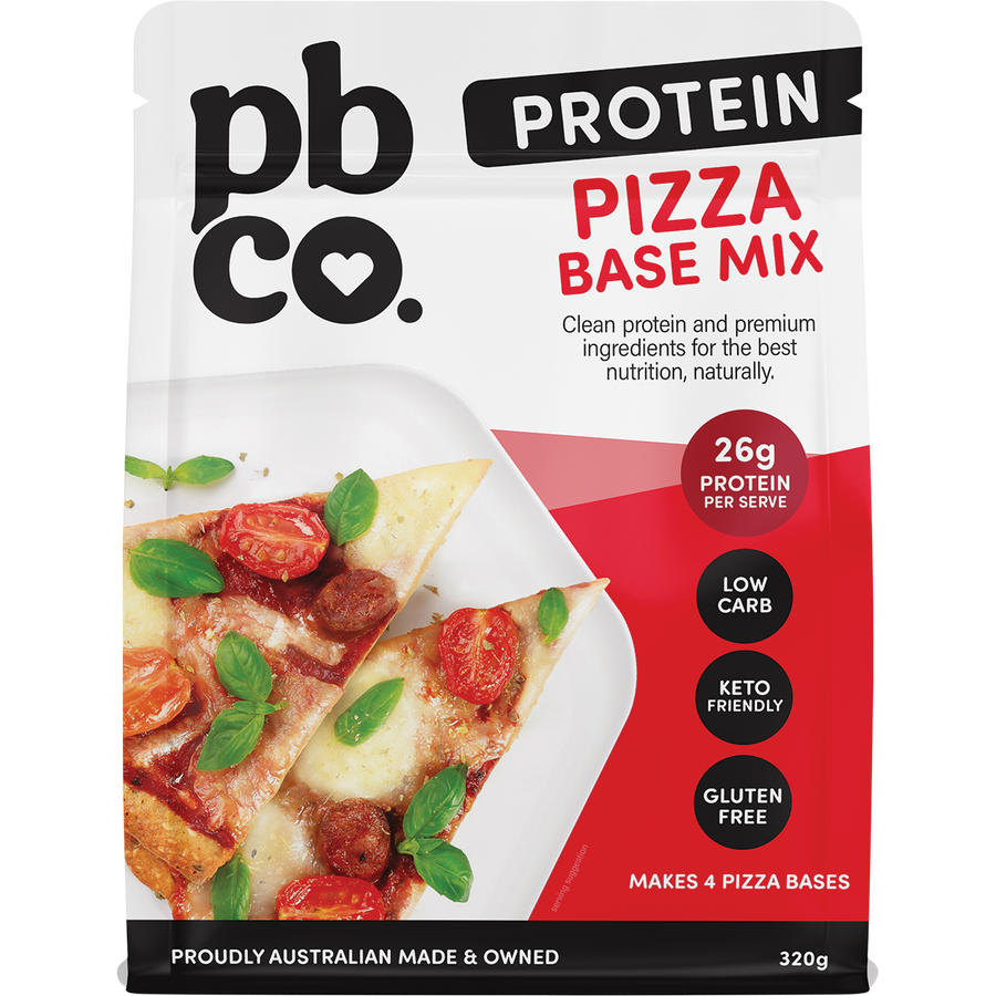 PBCo protein pizza base high protein low carb pizza baking mix
