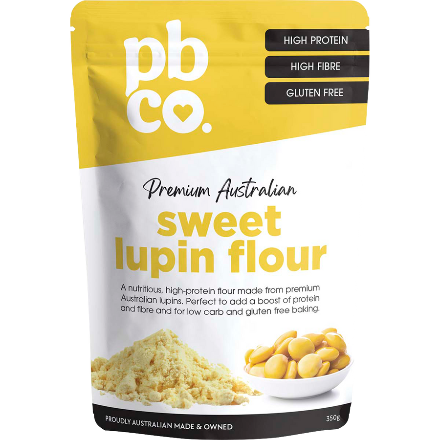 PBCo sweet lupin flour premium Australian low carb keto baking flour